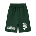 Unisex Raw Edge Fleece Shorts