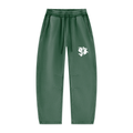 Unisex Vintage Wash Barrel Leg Fleece Sweatpants
