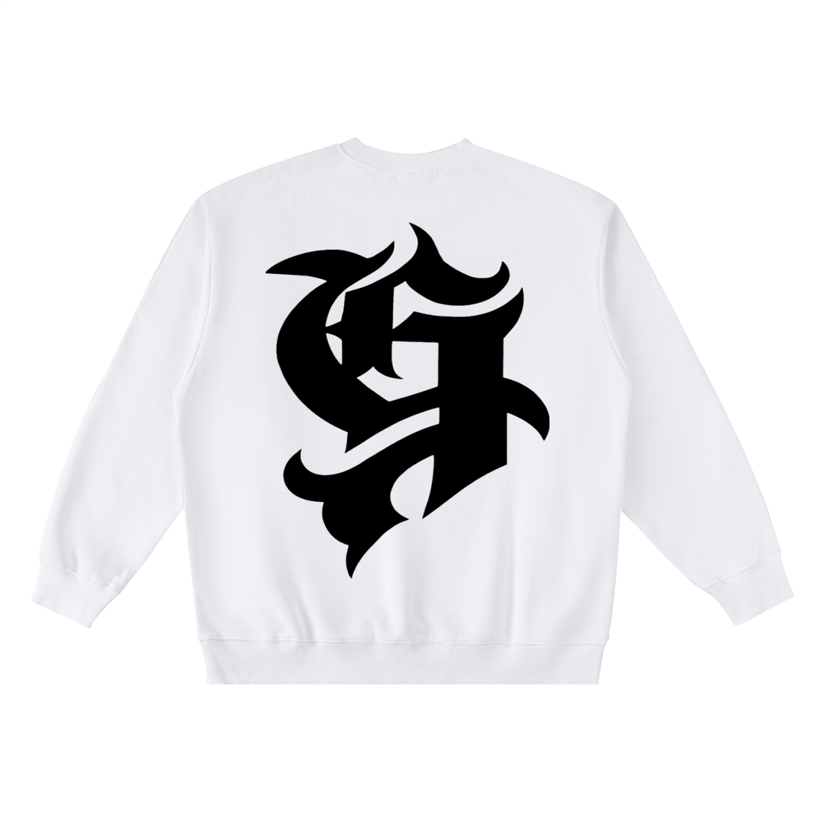 Oversized Crewneck Taped Sweatshirt
