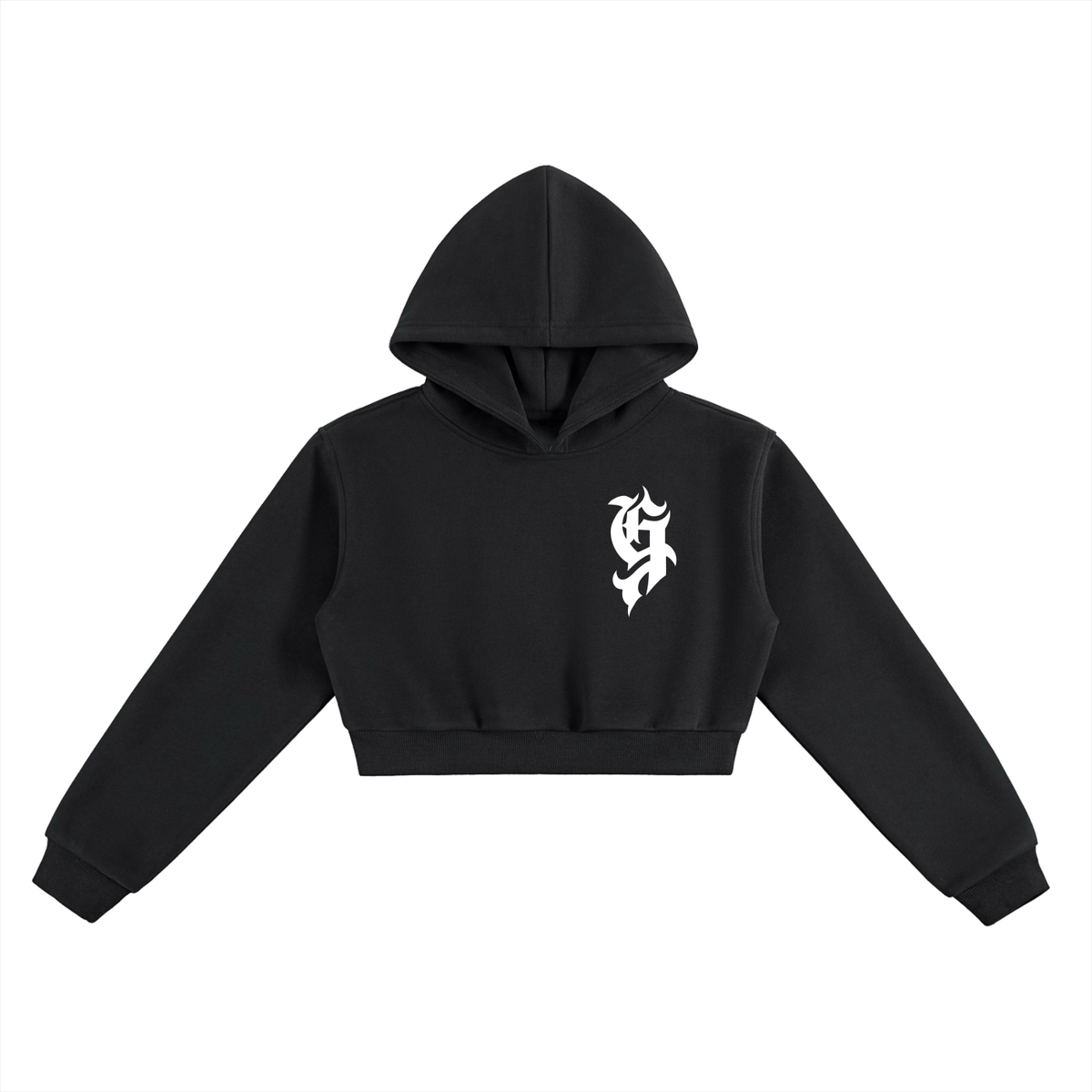 Essential Cropped Hoodie